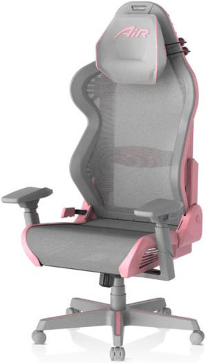 DXRacer Air Series Gaming Chair - Pink/Grey AIR-R1S-GP.G-E1 - Desert Games