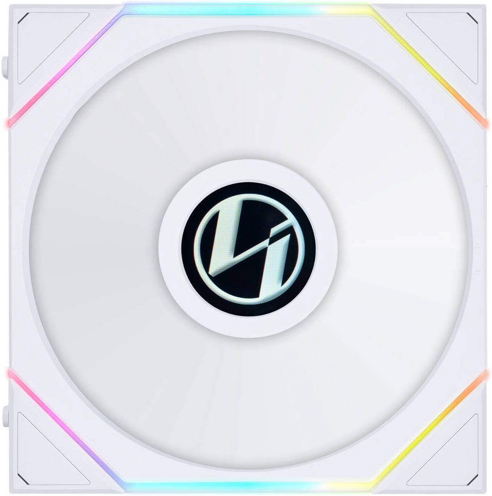 Lian-Li UNI FAN TL LCD PC Cooling Fan, Single Pack, White | G99.14TLLCD1W.00 - Desert Games