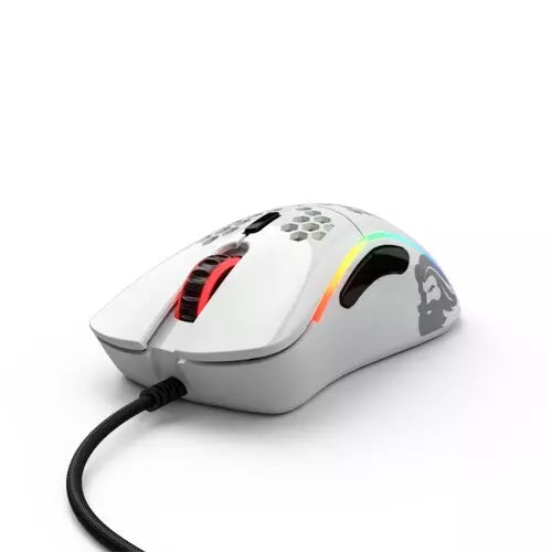 Glorious Model D Minus Gaming Mouse - Glossy White | GLO-MS-DM-GW - Desert Games