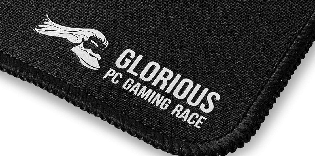 Glorious G-XXL Extended Gaming Mouse Pad/Mat, Long Black Cloth, Mousepad, Stitched Edges, 36x18 | G-XXL - Desert Games