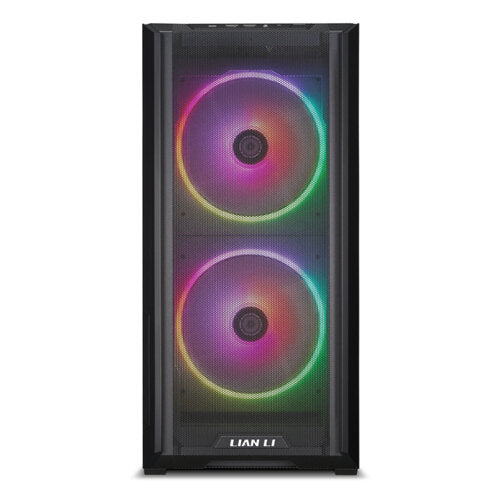 Lian Li Lancool 216 X ATX Mid Tower Computer Case, Steel + 4mm Tempered Glass Materials, Up to 360mm Radiator Support, Up to 10 Fans, Cable Management, Removable Top Bracket, Black | LANCOOL 216-X - Desert Games