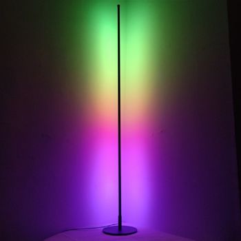 Gadgeton RGB Disc Base LED Floor Corner Light, Lamp With Remote Control - 745617