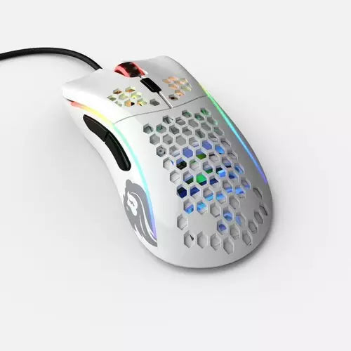 Glorious Model D Minus Gaming Mouse - Glossy White | GLO-MS-DM-GW - Desert Games