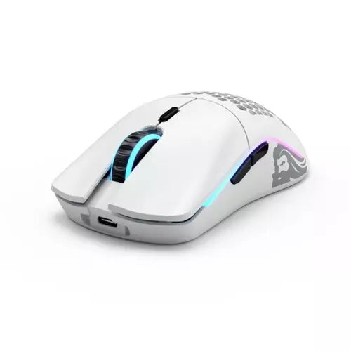Glorious Model O Minus Wireless Gaming Mouse - Matte White | GLO-MS-OMW-MW - Desert Games
