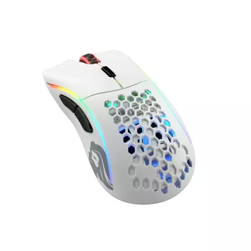 Glorious Model D Wireless Gaming Mouse - Matte White | GLO-MS-DW-MW - Desert Games