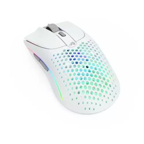 Glorious Model O 2 Wireless RGB Optical Gaming Mouse - Matte White | GLO-MS-OWV2-MW - Desert Games