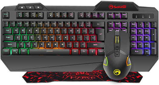 MARVO CM306 EN Wired 3 in 1 Gaming Combo - Desert Games