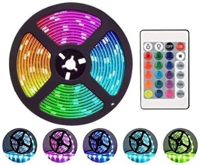 Twisted Minds Gaming Monitor /TV RGB LED Strip, USB Powered Light, Works with Remote-16 million colors RGB Led Strip with 36000 hrs. life span-2 Meters | TM-LED-2M - Desert Games