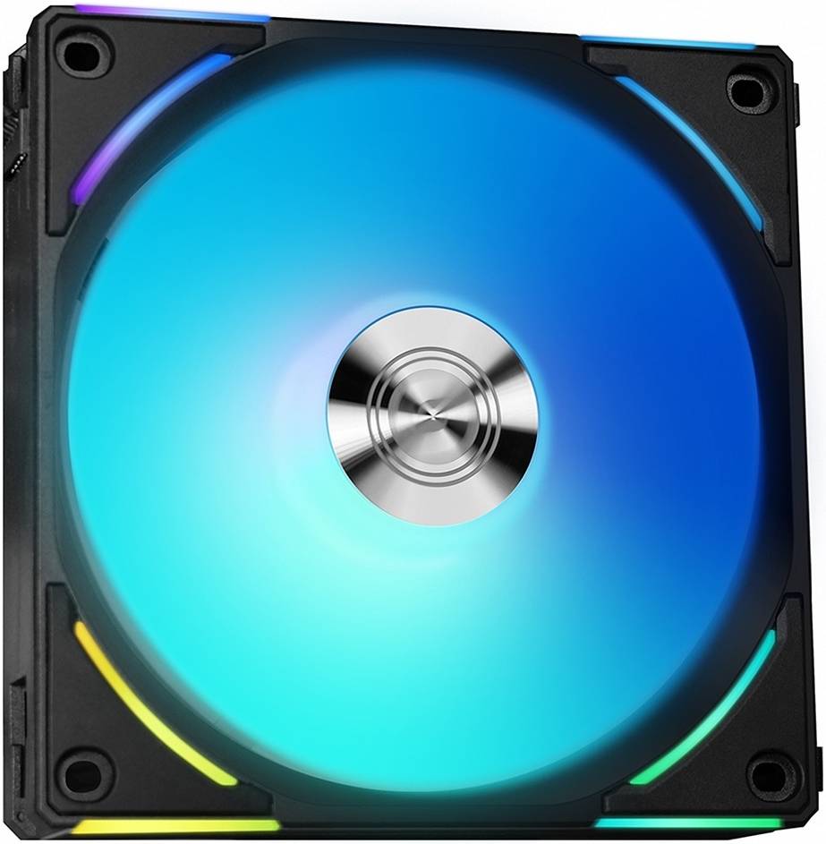 Lian-Li UNI Fan AL120 V2 Three Black, Pack of 3 | G99.12ALV23B.00 - Desert Games