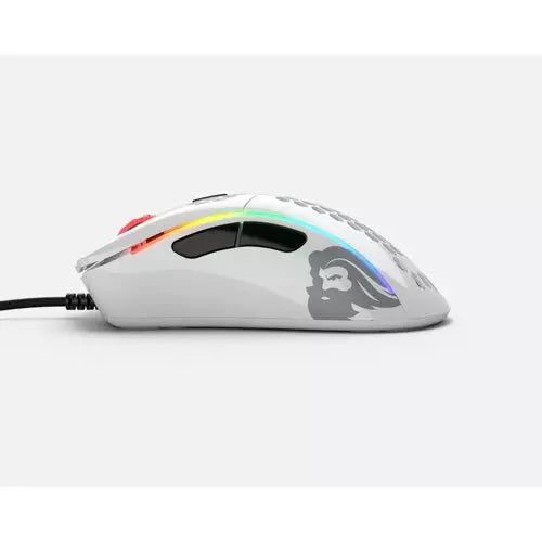 Glorious Model D Minus Gaming Mouse - Glossy White | GLO-MS-DM-GW - Desert Games