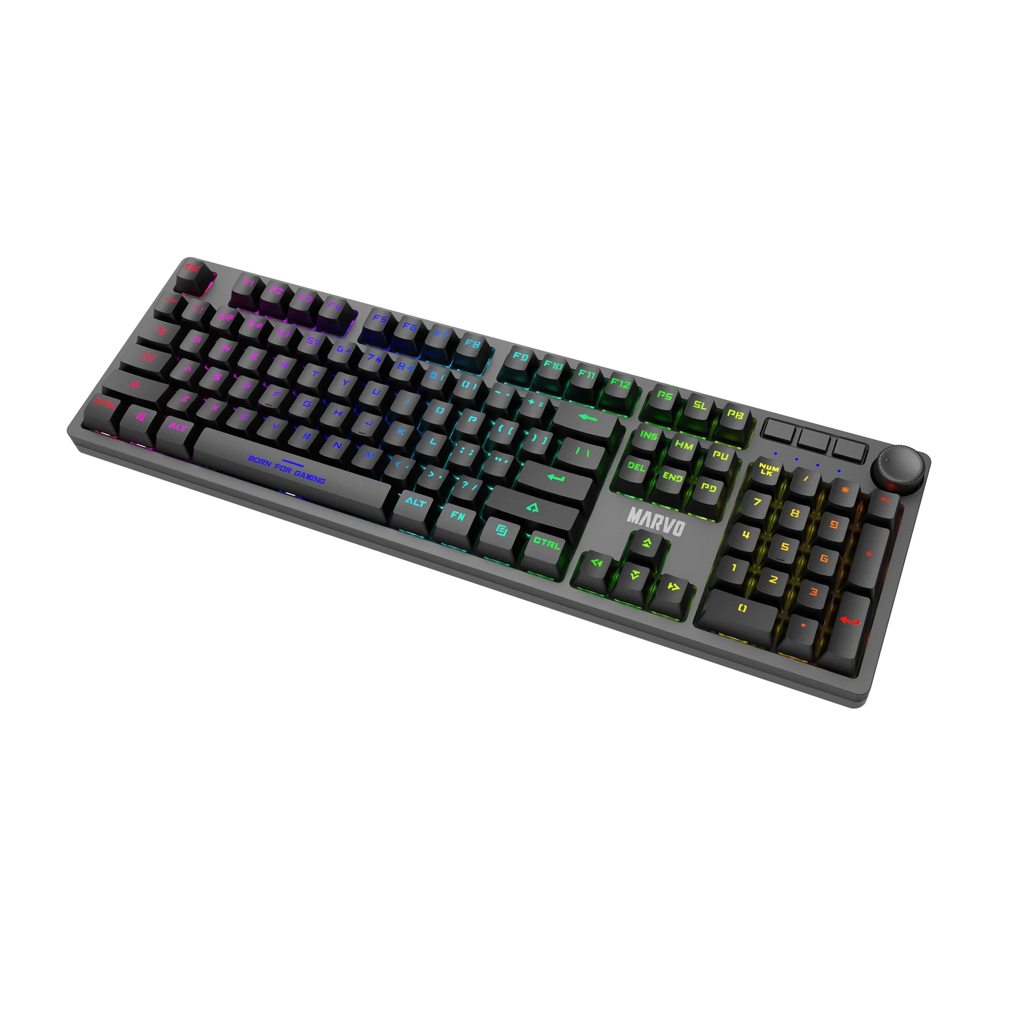 MARVO KG954 EN-R Wired Mechnical Keyboard - Desert Games