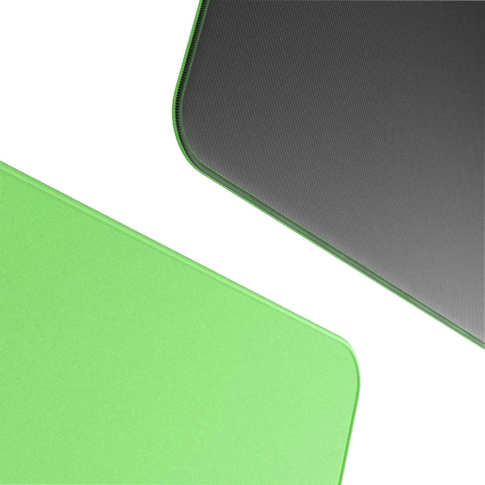 Glorious XXL Chroma Key Extended Gaming Mousepad, Chroma Key Color For Green Screen Effects, 18 x 36", Smooth and Durable Cloth, Anti-Slip Rubber Base, Stitched Edge, Green | GLO-MP-GS - Desert Games
