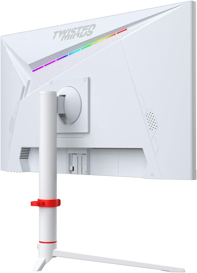 Twisted Minds Artic Pro Series Gaming Monitor, 24" Fast IPS Display, FHD Resolution with 360Hz Refresh Rate, 0.5ms Response Time, 2HDMI, 2DP, Audio Out, 16.7M Pixels, White | TMA24FHD360IPS - Desert Games