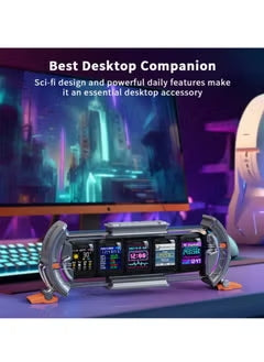 Divoom Times Gate Pixel Art Game Setup Clock, Smart Watch Control, 128x128 IPS Screen Informative Display
