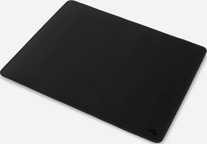 Glorious G-L-STEALTH Stealth Extended Gaming Mouse Pad/Mat, Long Black Cloth, Mousepad, Stitched Edges, 11"x13" | G-L-STEALTH - Desert Games