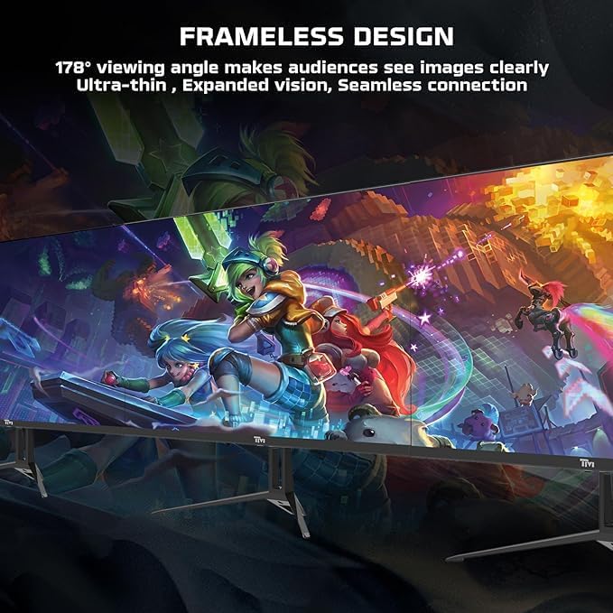 Twisted Minds 32-Inch Monitor, UHD 4K View, Resolution 3840 * 2160, 155Hz Refresh Rate, 16:9 Aspect Ratio, 1ms Response Time, Blur-Free Gaming, Typical Brightness of 400cd/m², HDMI 2.0 Black - Desert Games