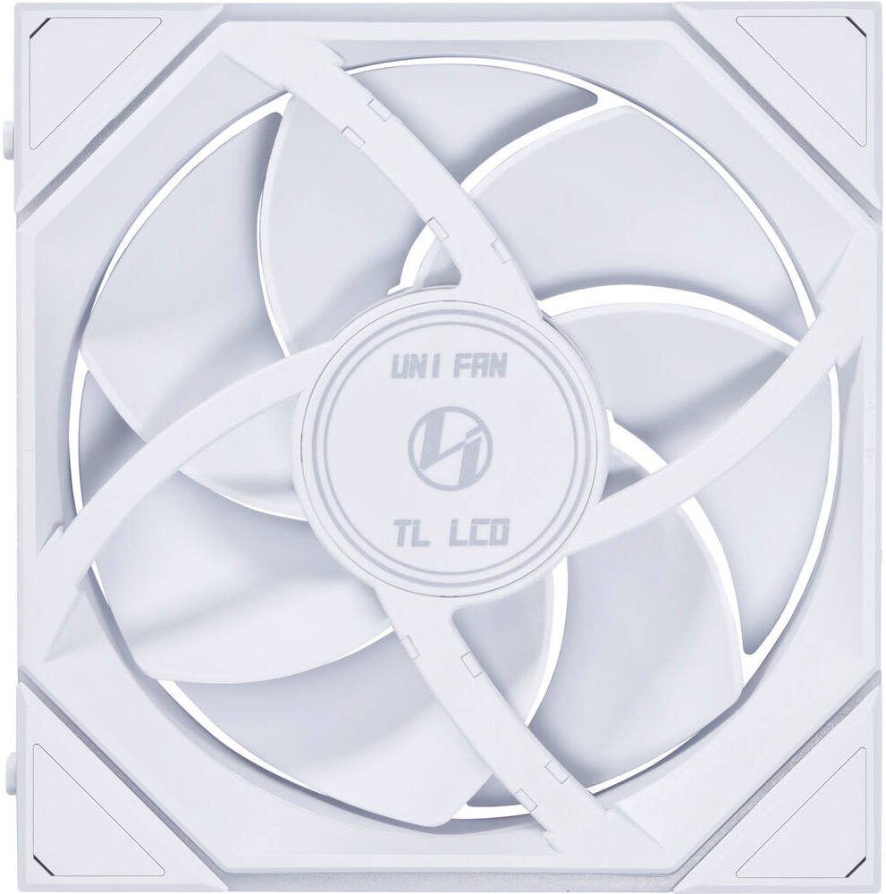 Lian-Li UNI FAN TL LCD PC Cooling Fan, Single Pack, White | G99.14TLLCD1W.00 - Desert Games