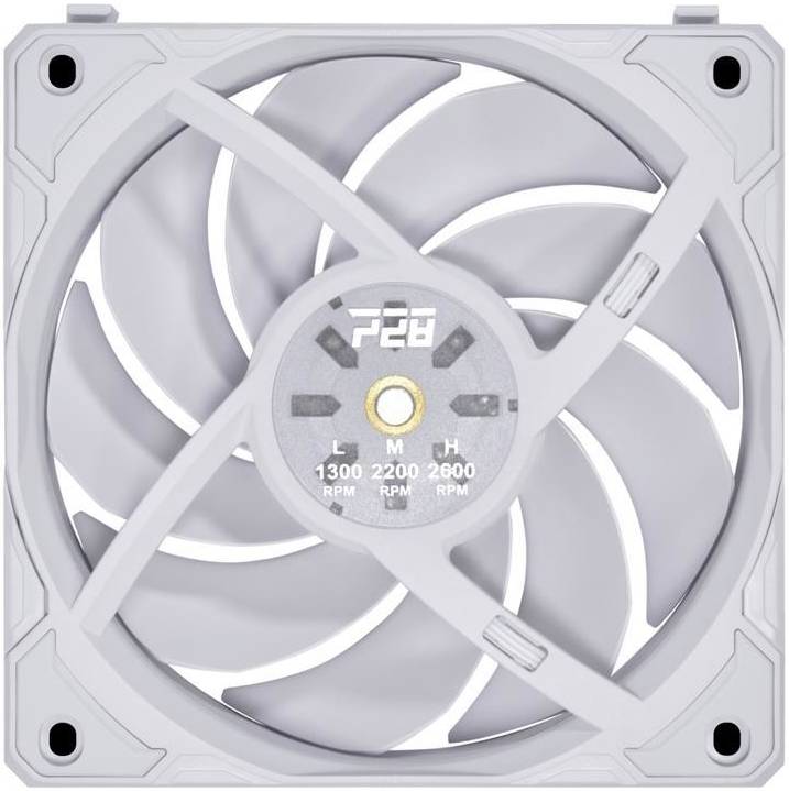 Lian Li UNI FAN P28 120mm Case Fan, Pack of 1, White | UF-P28120-1W - Desert Games