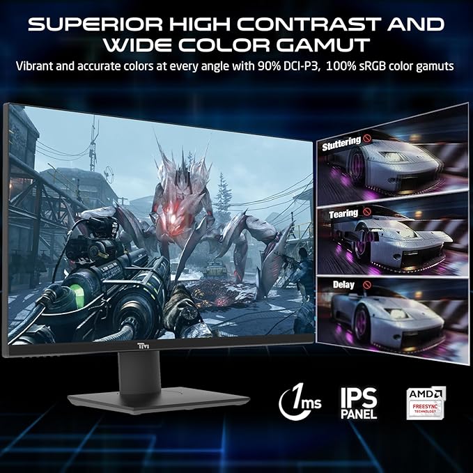 Twisted Minds 28" Uhd 144Hz Gaming Monitor-Fast Response Time 0.9Ms Led-3840*2160 Resolution Freesync And G-Sync Supported Monitor - Desert Games