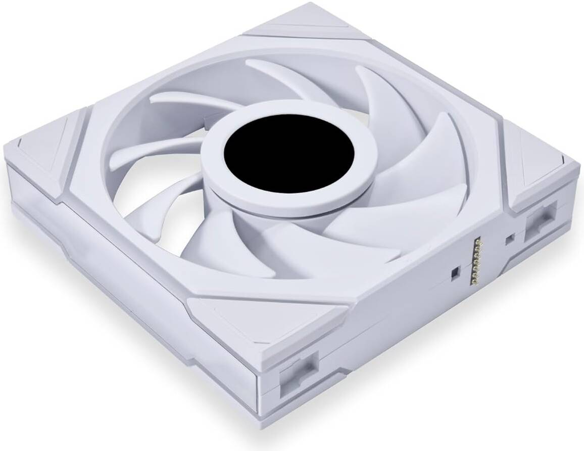 Lian Li Uni Fan TL 120 Reverse Blade Case Fan, Triple Pack, W/ Controller, White | G99.12RTLLCD3W.00 - Desert Games