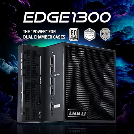 Lian Li Edge Series-1300W Full Modular Power Supply - Black (EG1300BE.US) - Desert Games