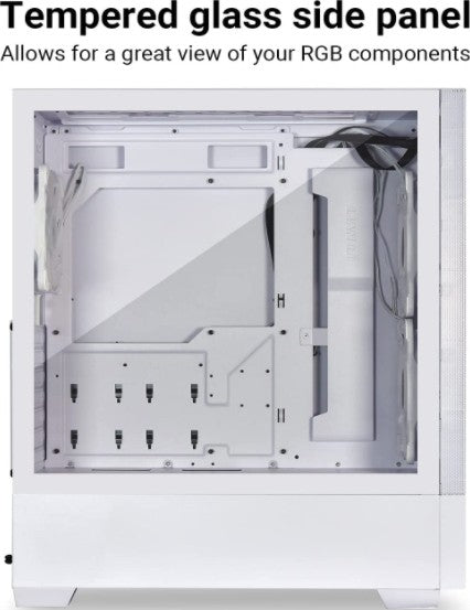 Lian Li Lancool 205 Mesh Airflow ATX PC Case, White | G99.OE764W.00 - Desert Games