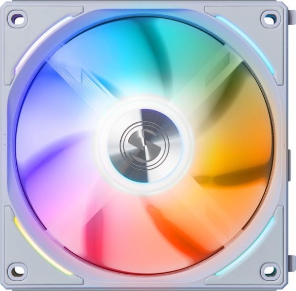 Lian Li UNI FAN AL120 Digital Addressable RGB 120 Fan, Single Pack, White | G99.12AL1W.00 - Desert Games