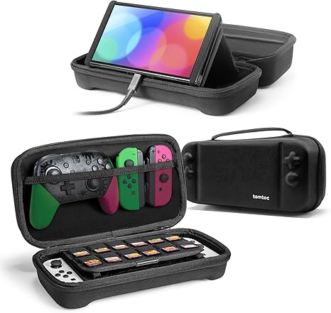 Tomtoc Carrying Case for Nintendo Switch - Black - Desert Games