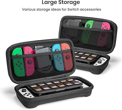 Tomtoc Carrying Case for Nintendo Switch - Black - Desert Games