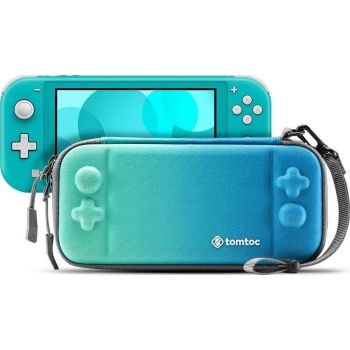 Tomtoc Nintendo Switch Slim Case - Ocean Blue - Desert Games