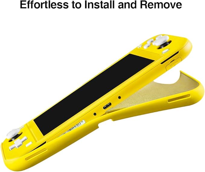 Tomtoc Nintendo Switch Lite Liquid Silicone Case - Yellow - Desert Games