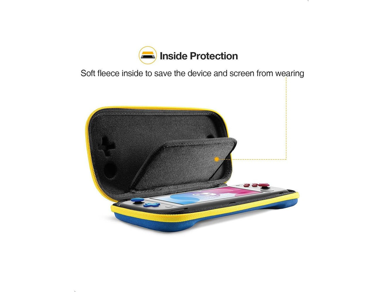 Tomtoc Nintendo Switch Lite Slim Case - Blue - Desert Games