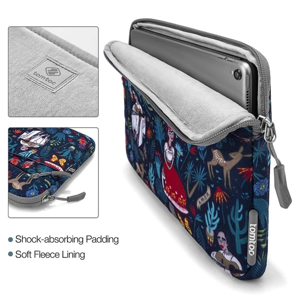 Tomtoc A18-A016 iPad Sleeve Case 10.5″ Dazzling Blue - Desert Games