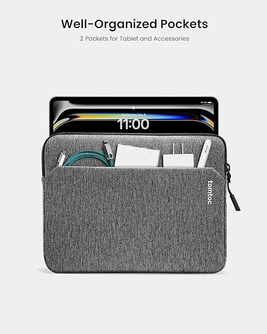 Tomtoc A18-A016 iPad Sleeve Case 10.5″ - Gray - Desert Games