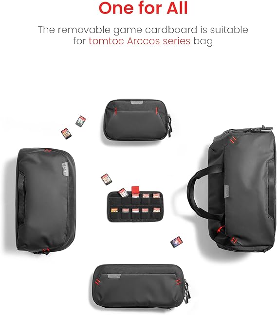 Tomtoc Switch Game Bag with 2 Cardboards - Desert Games