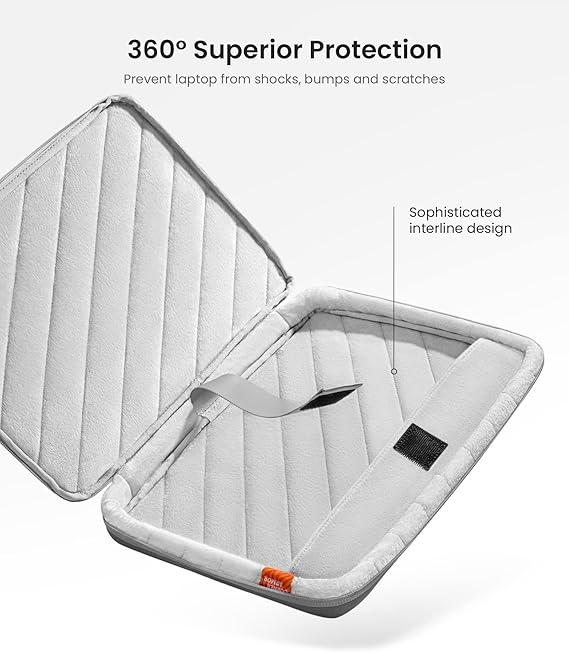 Tomtoc Defender-A22 Laptop Handbag 13.5 inches - Gray - Desert Games