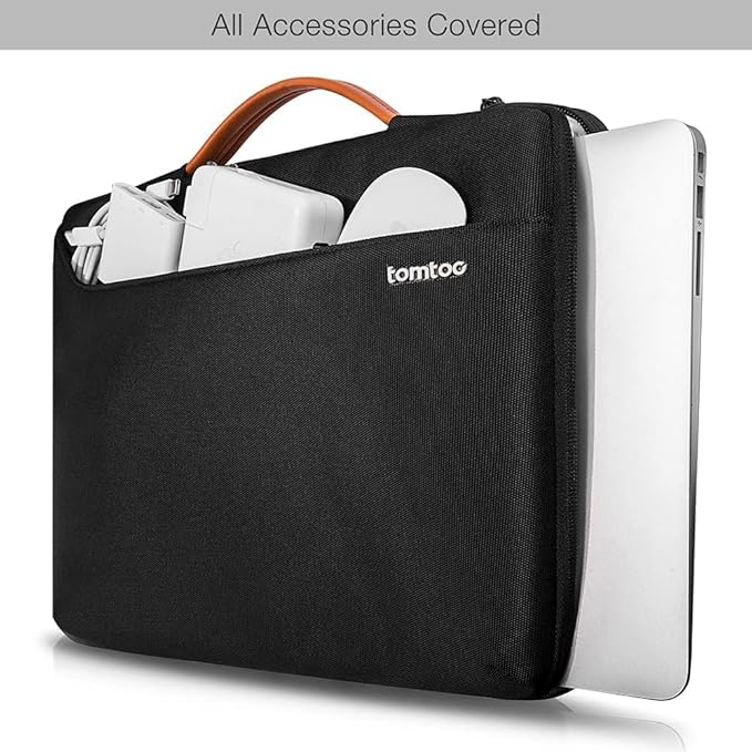 Tomtoc Defender-A22 Laptop Handbag 13.5 inches - Black - Desert Games