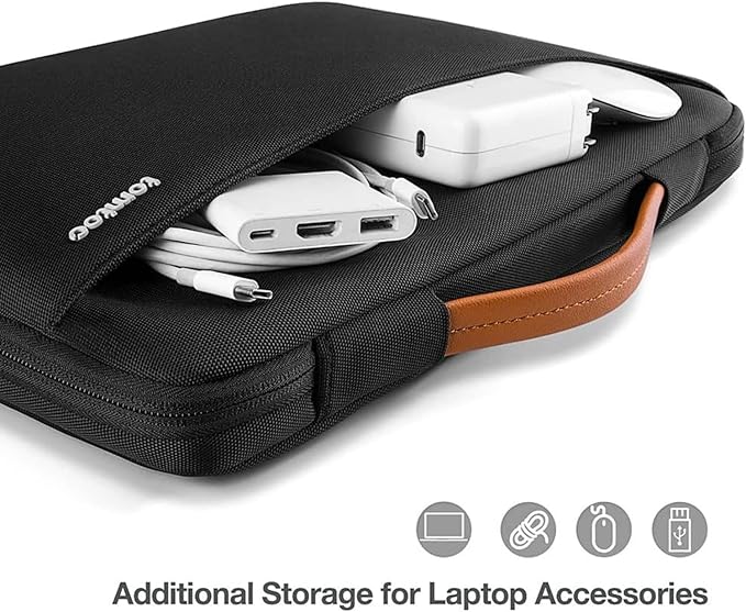 Tomtoc Defender-A22 Laptop Handbag 13 inches - Black - Desert Games