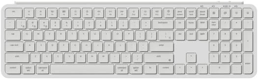 Keychron B6 Pro Wireless Keyboard, Full-Size, Ultra-Slim, English-Arabic Layout - Ivory White B6P-K8-AR - Desert Games