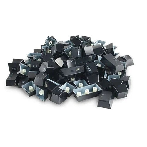 Glorious 104-Key ABS Double Shot Mechanical Keyboard Keycaps - Black G-104-Black - Desert Games
