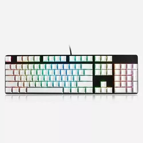 Glorious 104-Key ABS Double Shot Mechanical Keyboard Keycaps - White G-104-White - Desert Games