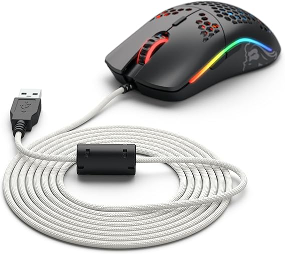 Glorious PC Gaming Race Ascended Cable V2 - Arctic White - Desert Games