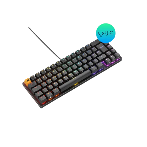 Glorious GMMK2 65% Pre-Built ANSI Arabic Black GLO-GMMK2-65-FOX-B-A - Desert Games