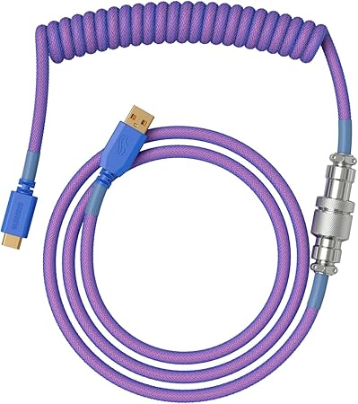 Glorious Gaming Premium Coiled Keyboard Cable - Nebula - Desert Games