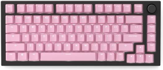 Glorious PC Gaming Race GMMK ABS Doubleshot V2 USA Base Kit, Keycap Set - Pink GLO-KC-ABS-USKIT-P - Desert Games