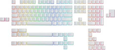 Glorious Aura V2 PBT Pudding Keycaps for Mechanical Keyboards - Black GLO-KC-AURA2-W - Desert Games