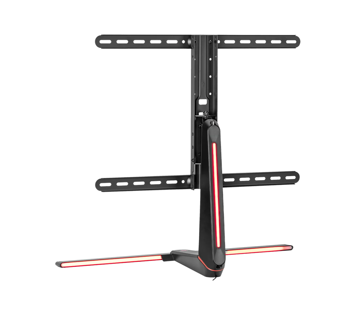 GAMEON GO-2021 RGB Lighting Gaming Table Top Stand For Gaming And Office Use, 37" - 65", Arm Up To 40 KG, Black - Desert Games