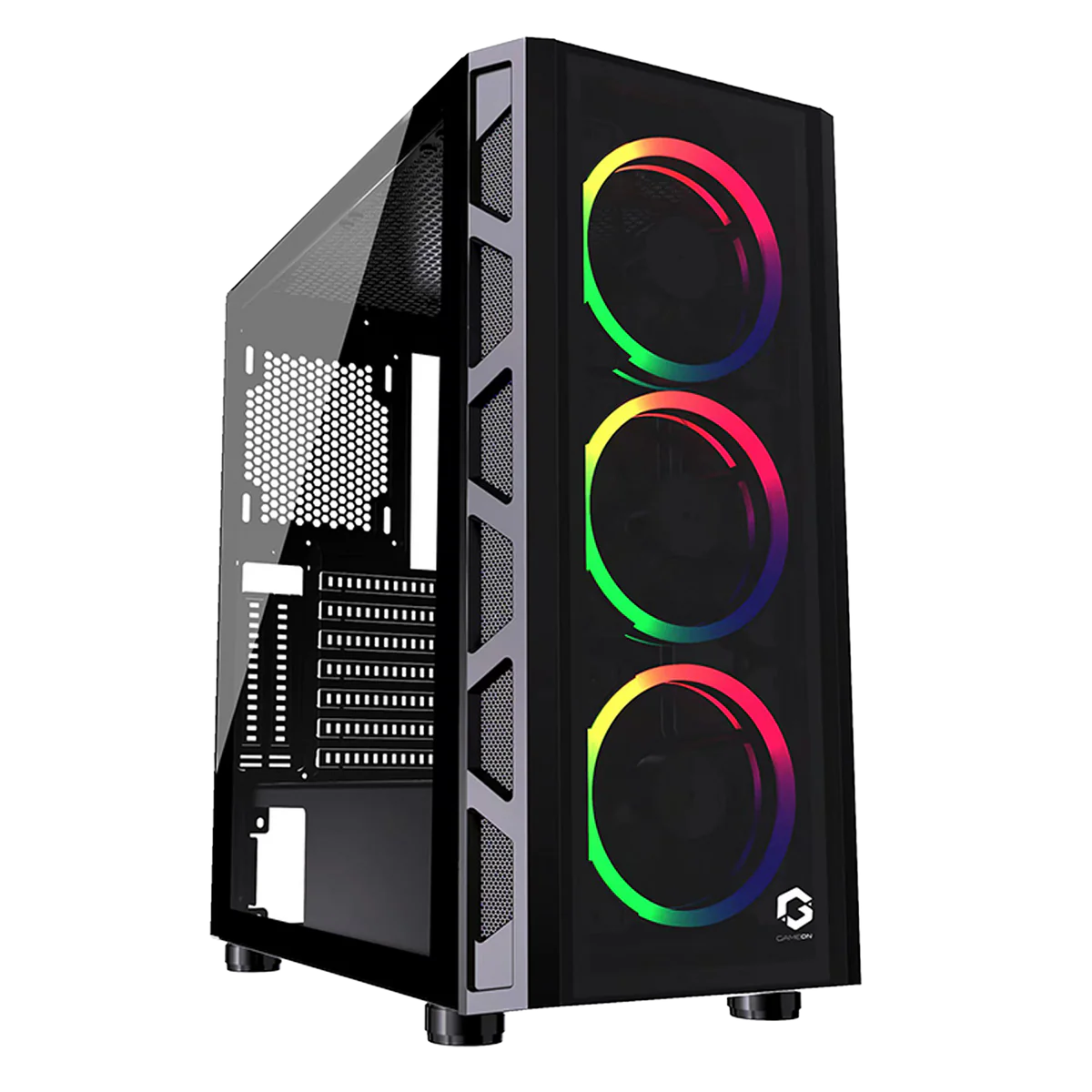 GAMEON TRIDENT II ARGB Mid Tower Gaming Case - Desert Games