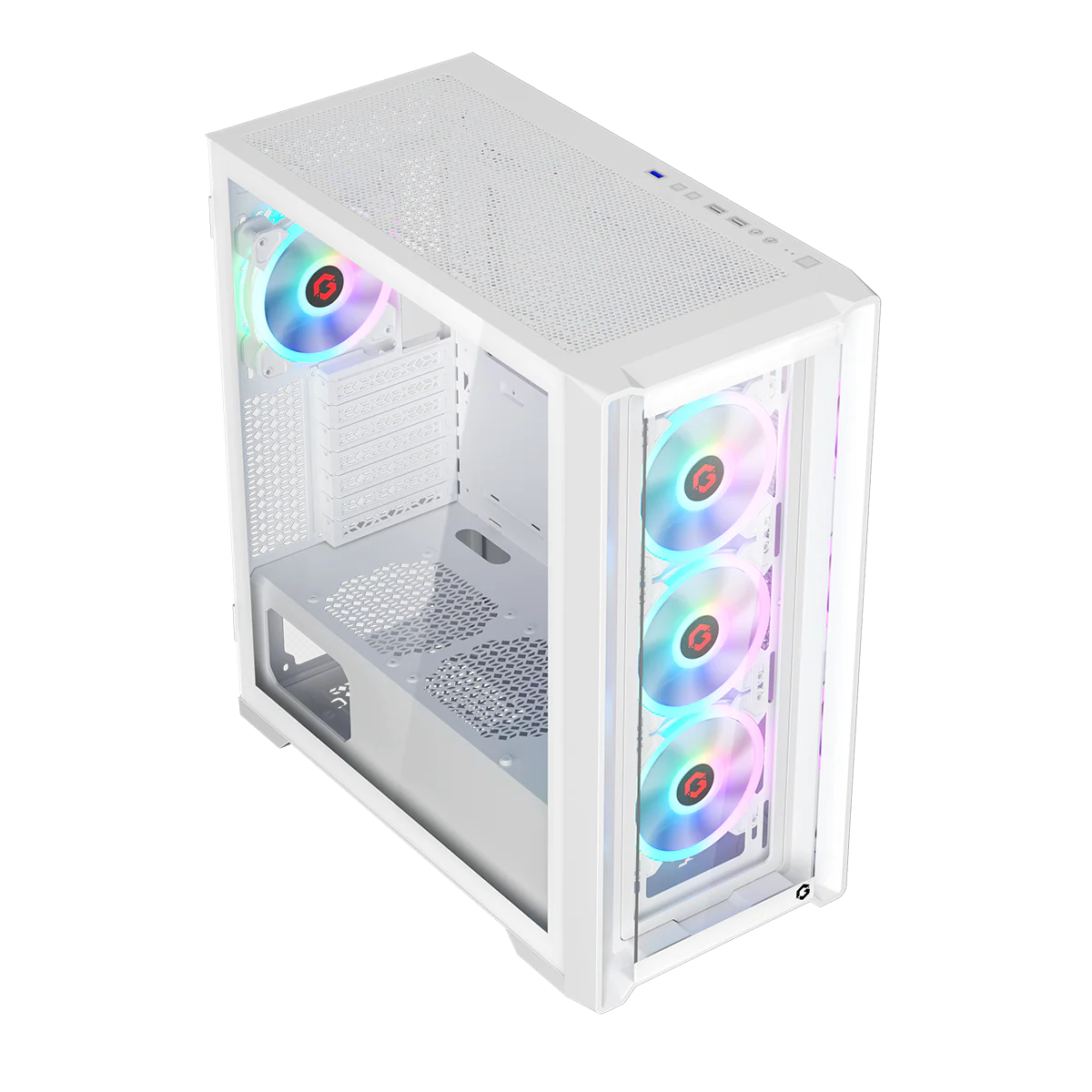 GAMEON Vortex Arctic Series Mid Tower Gaming Case - White