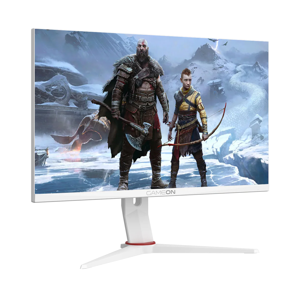 GAMEON GOA27FHD180IPS Artic Pro Series 27" FHD, 180Hz, MPRT 0.5ms, Fast IPS Gaming Monitor (Supports PS5) - White - Desert Games